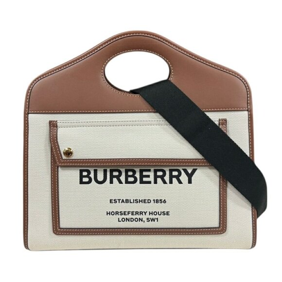 BURBERRY Brown Shoulder Bag - Picture 1 of 9